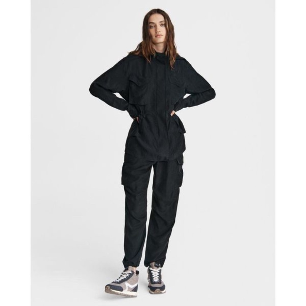 Roth silk black field jacket